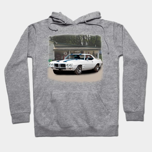 1969 Pontiac Firebird Trans AM Hoodie by Permages LLC